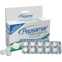 Pepsamar 230mg 50 Comprimidos Mastigáveis Sinete Drogaria e Manipulação