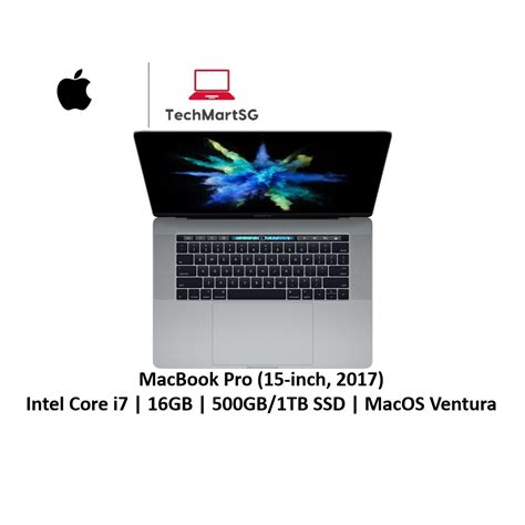 MacBook Pro (15-inch, 2017) Intel Core i7 | 16GB | 500GB/1TB SSD ...