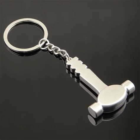 1pcs The Hammer Keychain Tools Simulation Key Ring Hammer Key Chain