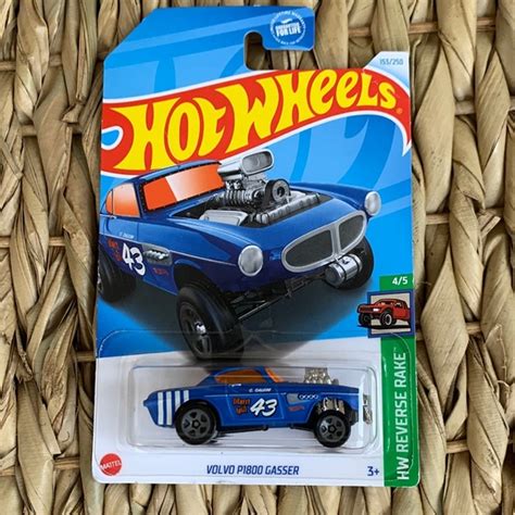 Other Hot Wheels Volvo P Gasser Hw Reverse Rake Hot Wheels Mainline Car New Poshmark