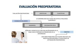 Evaluacion Preoperatoria Y Riesgo Quirurgico Ppt