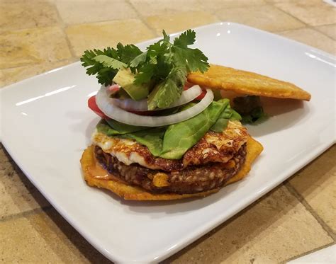 Jibarito Sandwich with Gardenburger® Malibu Burger