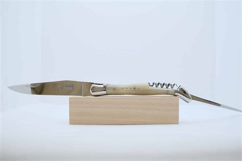 Laguiole Cm Pi Ces Pointe De Corne Blonde Coutellerie De Thiers
