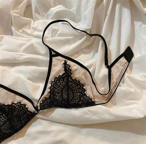 Mesh Lingerie Set Lace Bra And Thong Adjustable Top Handmade