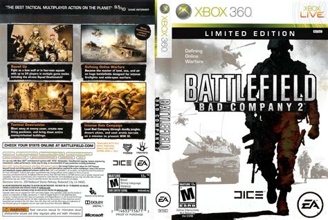 Capas Covers Capas Xbox Battlefield Bad Company