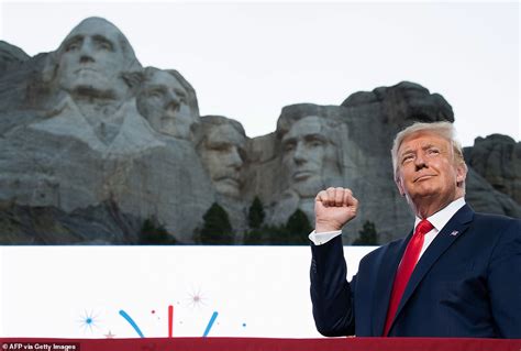 Trump S 1 100 Sculpture Of Mount Rushmore With His Face Added Is Seen In His Mar A Lago Office