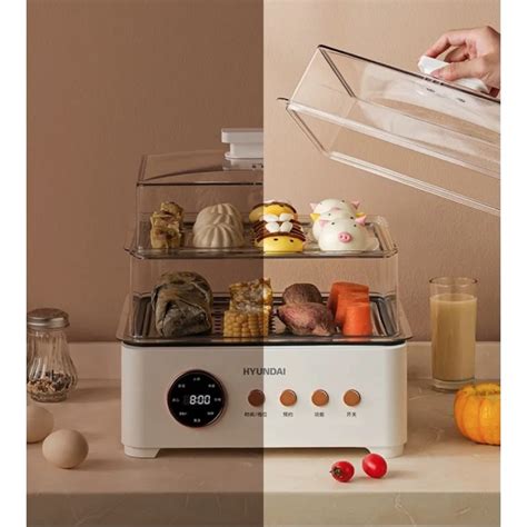 Пароварка-мультиварка XIaomi HYUNDAI multifunctional electric steamer