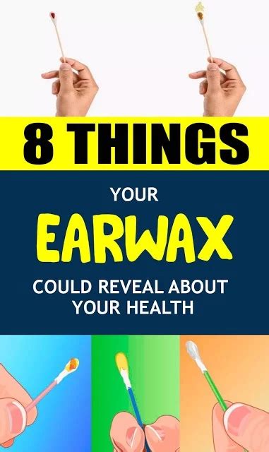 8 Things Your Earwax Could Reveal About Your Health Healthy Lifestyle