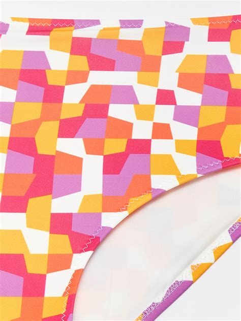 KIRMIZI Kadın Desenli Bikini Alt S DY Z LTQ LCW