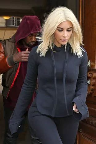 Kim Kardashian Short Blonde Hair