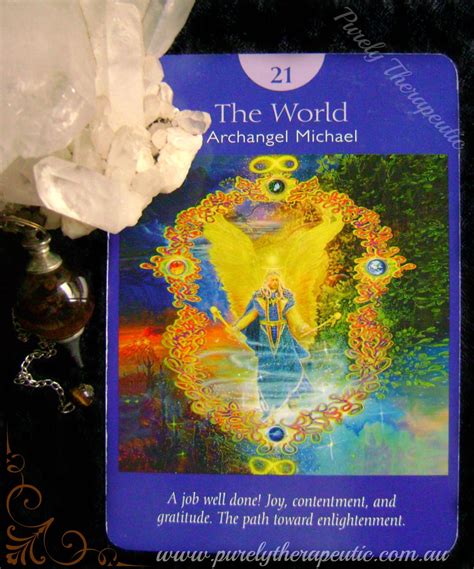 21 The World Angel Tarot By Doreen Virtue And Radleigh Valentine