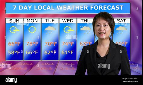 Meteorologist Tv Screen Hi Res Stock Photography And Images Alamy