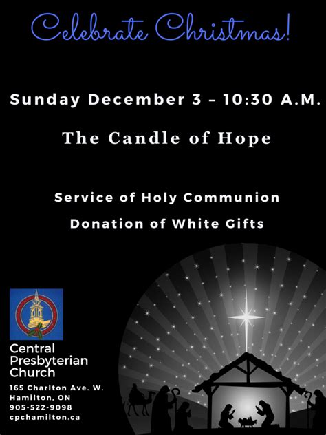 First Sunday Of Advent Communion Sunday December Cpc Hamilton