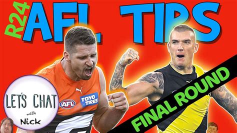 2023 AFL Tips Round 24 YouTube