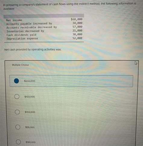 Solved In Preparing A Company S Statement Of Cash Flows Chegg