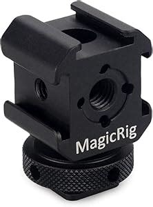 Magicrig Side Cold Shoe Mount Adapter Camera Hot Shoe Bracket For Flash Light Led Video Light