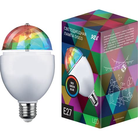 Светодиодная проекционная лампа REV DISCO RGB 3W 32452 2 - выгодная ...