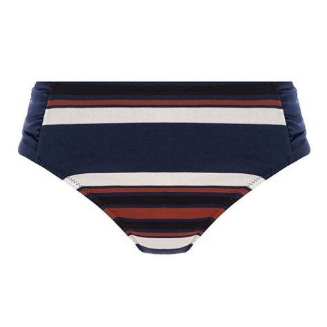 Plavky spodní díl FANTASIE SWIM OCEAN COVE MID RISE BIKINI BRIEF DEEP SEA Caresse BraExpert