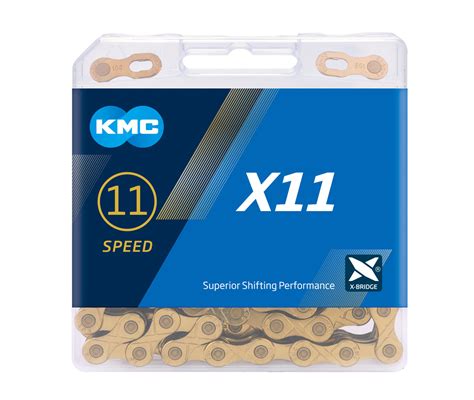 Kmc X11 11 Speed Chain Gold Tbs Bike Parts