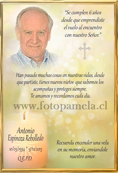 Tarjetas Condolencias Misa De Honras Defuncion