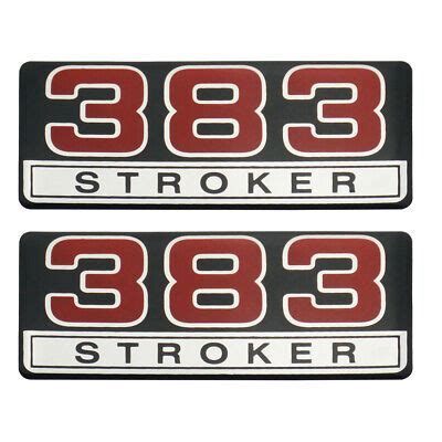 stroker  engine emblems badges red black chrome ebay
