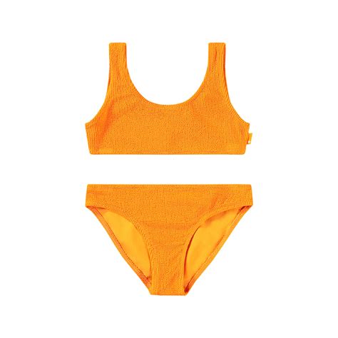 Molo Girls Orange Nola Bikini Pumpkin And Bean