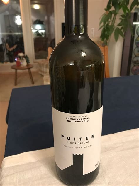 Colterenzio Schreckbichl Pinot Grigio Puiten Italy Trentino Alto