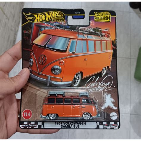 Jual HOT WHEELS PREMIUM BOULEVARD VOLKSWAGEN SAMBA BUS ORANYE Shopee Indonesia