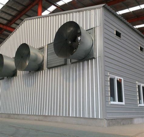 Metal Construction Chicken Poultry House Steel Structure And Automatic