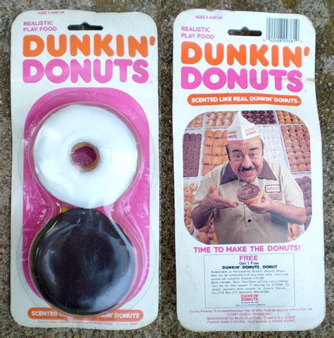 1987 Dunkin' Donuts Realistic Play Food | Realistic play food, Play food, Kids toy shop