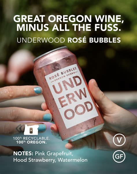 Underwood Can Shelf Talkers Union Wine Co