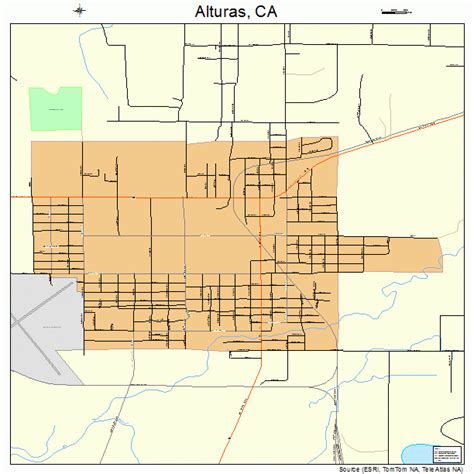 alturas california street map