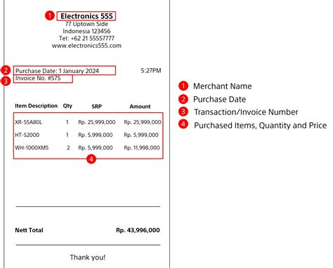 Only 1 valid receipt per image is accepted. Any duplicated, reprinted