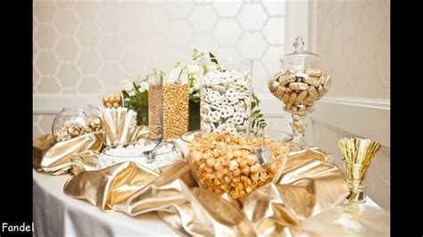 Golden Wedding Anniversary Party Decoration Ideas | Shelly Lighting