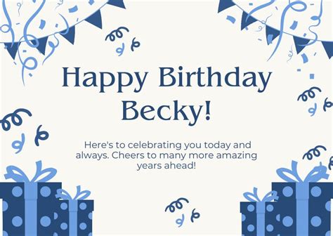 10 Best Happy Birthday Becky Images And Wishes Happybirthdaytexts