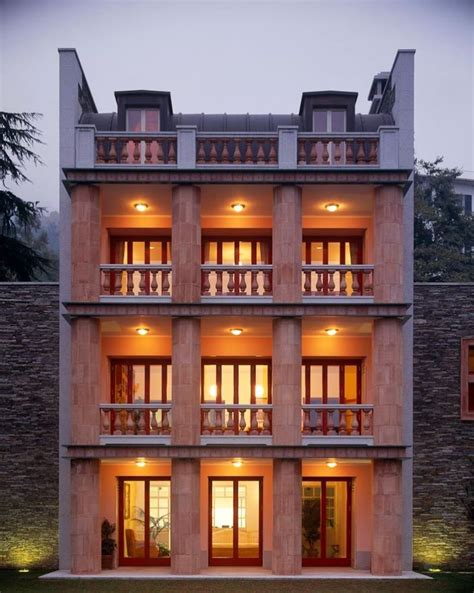 Villa Alessi Aldo Rossi Lago Maggiore Italy Architectuur Gevel