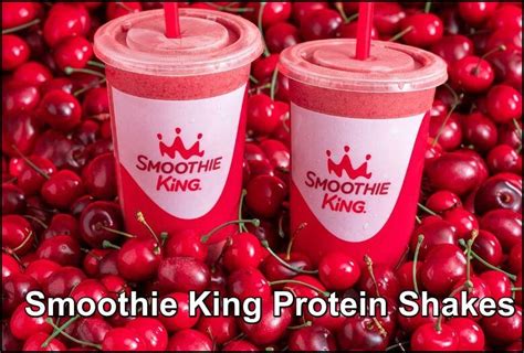 Smoothie King Protein Shakes Menu [Updated-2024]