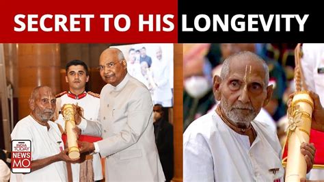 Meet 125 Year Old Swami Sivananda The Oldest Man Ever To Receive The Padma Shri Newsmo Youtube