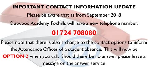 Home Outwood Academy Foxhills