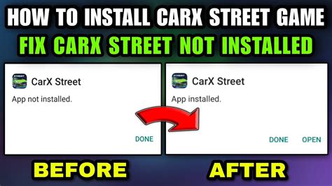 Carx Street App Not Installed How To Fix Carx Street App Not Install