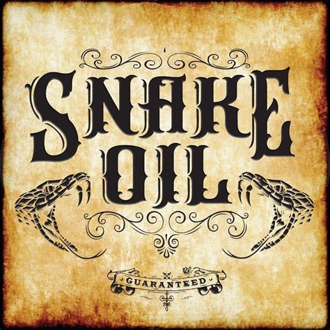 Snake Oil Label