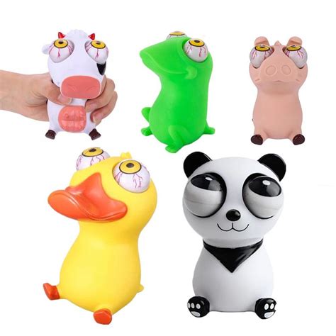 Piece Cartoon Animal Squeeze Antistress Toy Boom Out Eyes Doll Stress