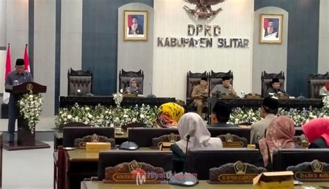 DPRD Kabupaten Blitar Gelar Rapat Paripurna Agenda Pengumuman Usulan