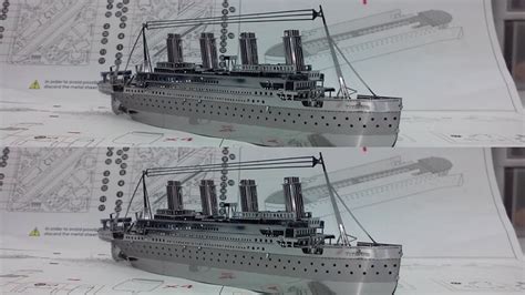 Metal Earth Build Titanic Youtube