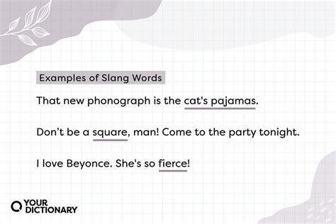 Slang Meaning And Examples Carla Catherine