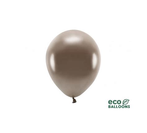 Eko Ballonger Metallic Brun 26 Cm 10 St Kalasdekorationer