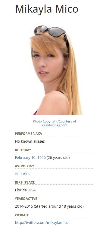 Aquarius Women Example Mikayla Mico Porn Pic