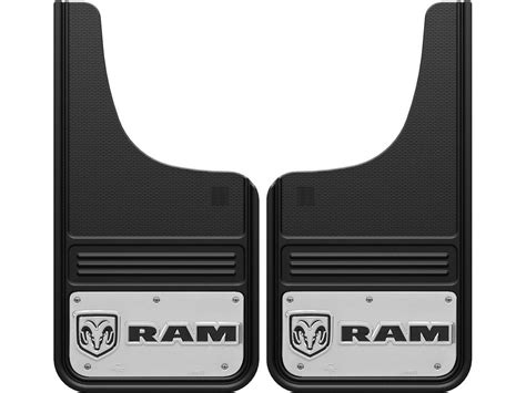 Truck Hardware Gatorback 12"x23" RAM Horizontal Logo Cut Mud Flaps ...