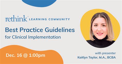 Best Practice Guidelines For Clinical Implementation Video And Pdf
