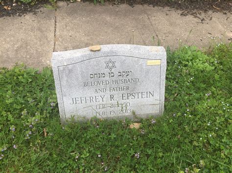 Jeffrey R. Epstein (1950-2013) - Find a Grave Memorial